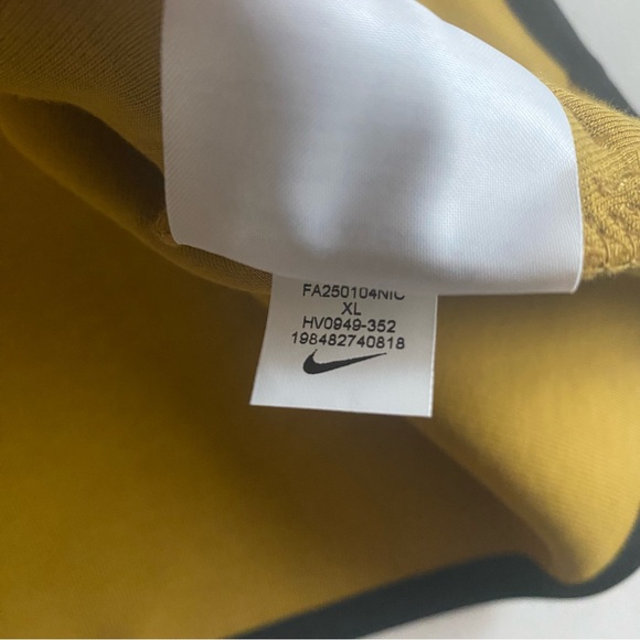 Nike Tech Fleece Windrunner Hoodie Mens XL Ochre Full Zip Sweatshirt - Picture 10 of 14